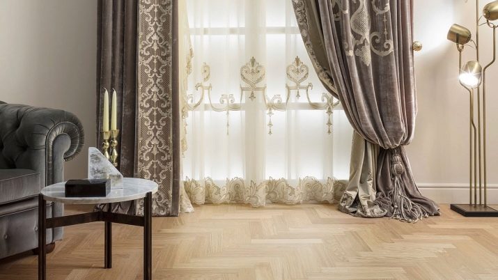 Сірі штори в інтер’єрі вітальні (60 фото): біло-сріблясті штори в залі, сіро-зелені, сіро-блакитні, сіро-бежеві комбінації в шторах