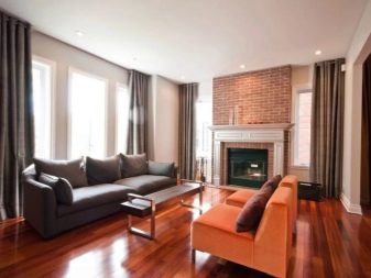 Сірі штори в інтер’єрі вітальні (60 фото): біло-сріблясті штори в залі, сіро-зелені, сіро-блакитні, сіро-бежеві комбінації в шторах