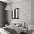 Сірі штори в спальні (63 фото): інтер’єр з синьо-сірими і світло-сірими фіранками, дизайн з темно-сірими і сіро-коричневими шторами, інші варіанти