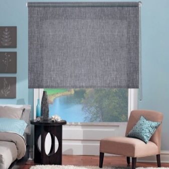 Сірі штори в спальні (63 фото): інтер’єр з синьо-сірими і світло-сірими фіранками, дизайн з темно-сірими і сіро-коричневими шторами, інші варіанти