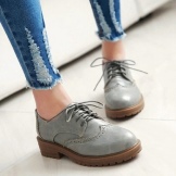 Сірі туфлі (59 фото): з чим носити і поєднувати