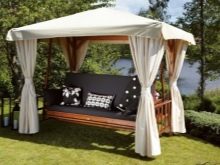 Садові дивани: вуличні дерев’яні та плетені для дачі. Кутова радіусна меблі для вулиці і інші моделі. Розміри