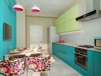 Салатові кухні (74 фото): особливості кухонного гарнітура салатового кольору в інтер’єрі кухні, варіанти дизайну шпалер в салатових тонах