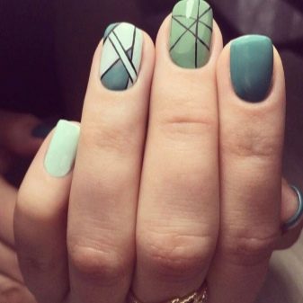 Салатовий манікюр (106 фото): дизайн нігтів яскраво-салатового і ніжно-салатового кольору з білим лаком