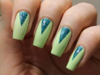 Салатовий манікюр (106 фото): дизайн нігтів яскраво-салатового і ніжно-салатового кольору з білим лаком