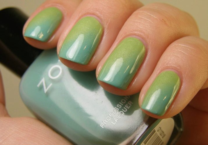 Салатовий манікюр (106 фото): дизайн нігтів яскраво-салатового і ніжно-салатового кольору з білим лаком