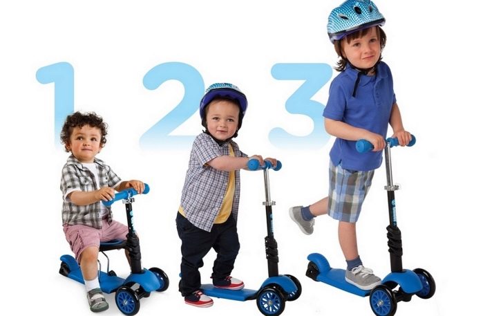 Самокат-беговел: трансформери 5 в 1 Scooter «Божа корівка» 2 в 1, кращі дитячі моделі 3 в 1 й інші варіанти