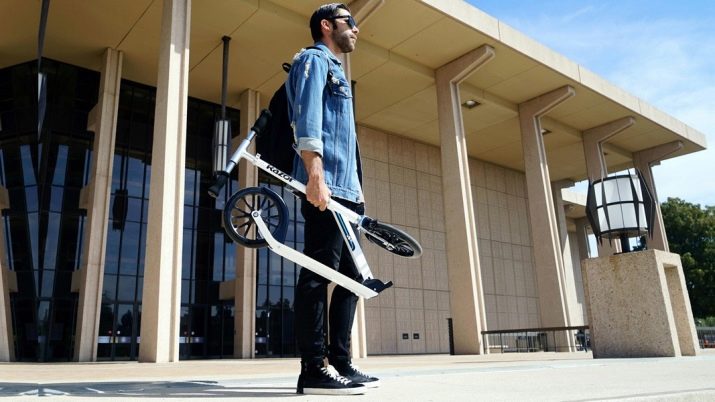 Самокат з великими колесами (44 фото): вибираємо моделі з широкими колесами і амортизаторами до 100 кг та інші самокати