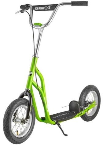 Самокат з великими колесами (44 фото): вибираємо моделі з широкими колесами і амортизаторами до 100 кг та інші самокати