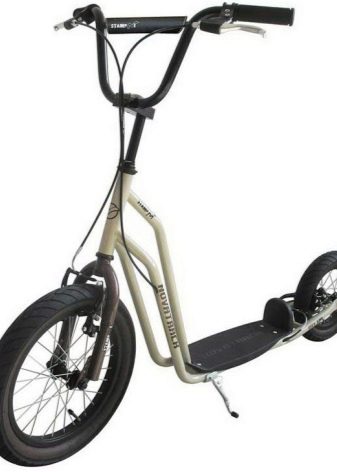 Самокат з великими колесами (44 фото): вибираємо моделі з широкими колесами і амортизаторами до 100 кг та інші самокати