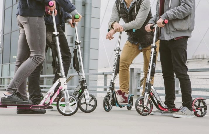 Самокат з великими колесами (44 фото): вибираємо моделі з широкими колесами і амортизаторами до 100 кг та інші самокати