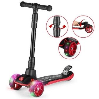 Самокати 21St Scooter: дитячі триколісні самокати з світяться колесами, огляд двоколісних моделей. Як зібрати самокат? Відгуки