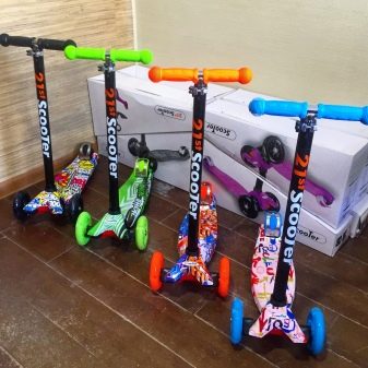 Самокати 21St Scooter: дитячі триколісні самокати з світяться колесами, огляд двоколісних моделей. Як зібрати самокат? Відгуки