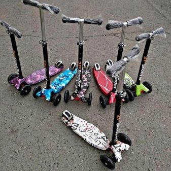 Самокати 21St Scooter: дитячі триколісні самокати з світяться колесами, огляд двоколісних моделей. Як зібрати самокат? Відгуки