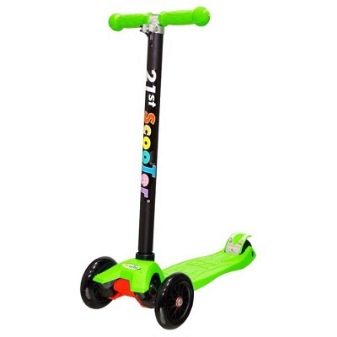 Самокати 21St Scooter: дитячі триколісні самокати з світяться колесами, огляд двоколісних моделей. Як зібрати самокат? Відгуки