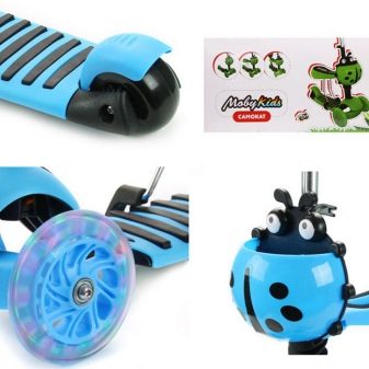 Самокати 5 в 1: дитячі самокати беговелы «Божа корівка» з батьківською ручкою та інші моделі. Як їх зібрати? Відгуки