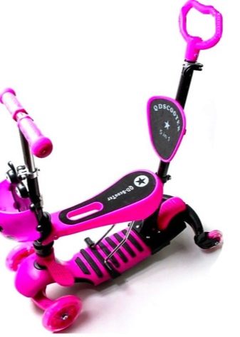 Самокати 5 в 1: дитячі самокати беговелы «Божа корівка» з батьківською ручкою та інші моделі. Як їх зібрати? Відгуки