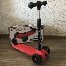 Самокати Capella: триколісні й двоколісні дитячі самокати-каталки та самокати беговелы зі світними колесами і без них