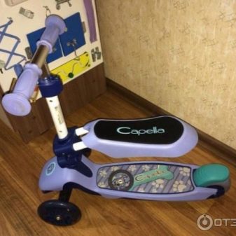 Самокати Capella: триколісні й двоколісні дитячі самокати-каталки та самокати беговелы зі світними колесами і без них