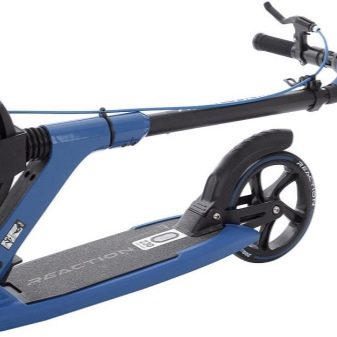 Самокати Reaction: двоколісні трюкові самокати і триколісні дитячі, інші моделі. Вибір підставки для електросамоката