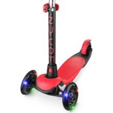 Самокати з світяться колеса: триколісні дитячі самокати з великими колесами для дітей 4-5 років і інші моделі