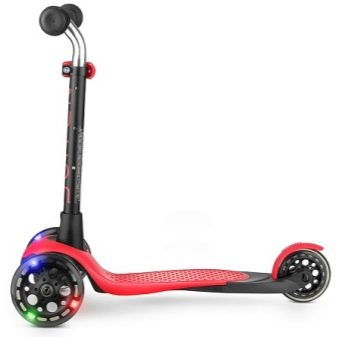 Самокати з світяться колеса: триколісні дитячі самокати з великими колесами для дітей 4-5 років і інші моделі