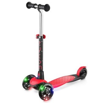 Самокати з світяться колеса: триколісні дитячі самокати з великими колесами для дітей 4-5 років і інші моделі