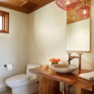 Санвузол у дерев’яному будинку (76 фото): дизайн кімнати в будинку з бруса на дачі, приклади обробки підлоги, схеми вентиляції