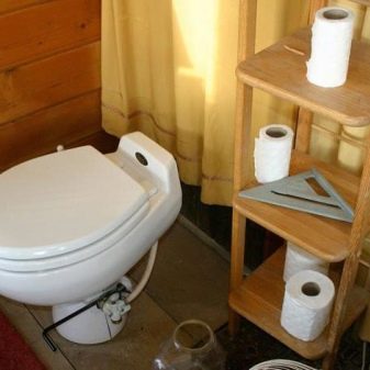 Санвузол у дерев’яному будинку (76 фото): дизайн кімнати в будинку з бруса на дачі, приклади обробки підлоги, схеми вентиляції