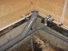 Санвузол у дерев’яному будинку (76 фото): дизайн кімнати в будинку з бруса на дачі, приклади обробки підлоги, схеми вентиляції