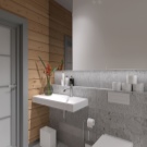 Санвузол у дерев’яному будинку (76 фото): дизайн кімнати в будинку з бруса на дачі, приклади обробки підлоги, схеми вентиляції