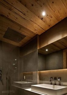 Санвузол у дерев’яному будинку (76 фото): дизайн кімнати в будинку з бруса на дачі, приклади обробки підлоги, схеми вентиляції