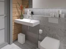 Санвузол у дерев’яному будинку (76 фото): дизайн кімнати в будинку з бруса на дачі, приклади обробки підлоги, схеми вентиляції