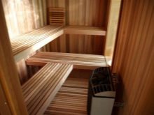 Сауна на балконі (фото 48): особливості створення парильні на лоджії в квартирі, цікаві ідеї