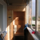 Сауна на балконі (фото 48): особливості створення парильні на лоджії в квартирі, цікаві ідеї