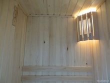 Сауна на балконі (фото 48): особливості створення парильні на лоджії в квартирі, цікаві ідеї