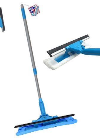 Щітка для миття вікон (34 фото): варіант для чищення з двох сторін, двостороння продукція з телескопічною ручкою, варіанти для миття зовні