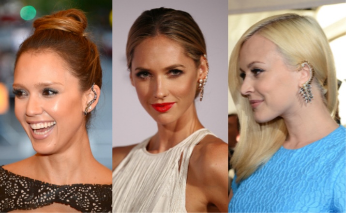 Сережки кафи (87 фото): як носити моделі на всі вухо із золота і срібла, як вони називаються і що це таке, види та відгуки