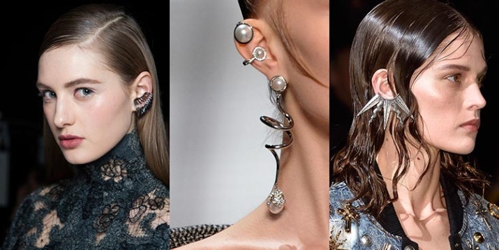 Сережки кафи (87 фото): як носити моделі на всі вухо із золота і срібла, як вони називаються і що це таке, види та відгуки