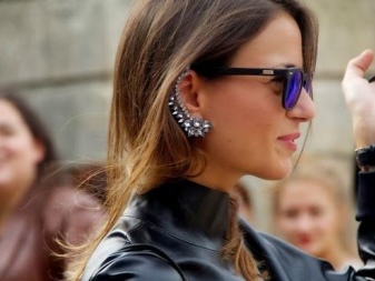 Сережки кафи (87 фото): як носити моделі на всі вухо із золота і срібла, як вони називаються і що це таке, види та відгуки