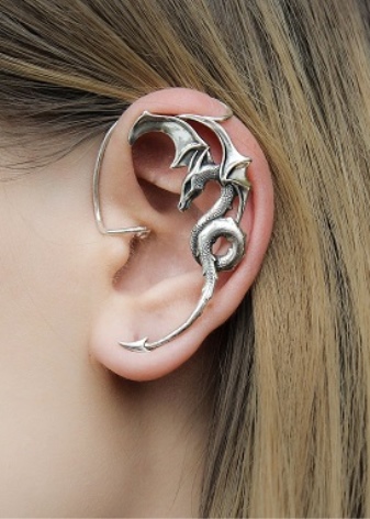 Сережки кафи (87 фото): як носити моделі на всі вухо із золота і срібла, як вони називаються і що це таке, види та відгуки
