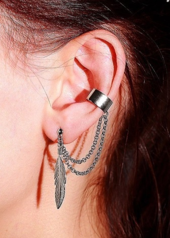 Сережки кафи (87 фото): як носити моделі на всі вухо із золота і срібла, як вони називаються і що це таке, види та відгуки