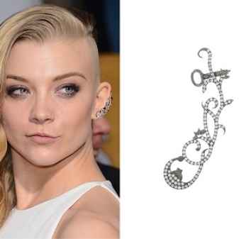 Сережки кафи (87 фото): як носити моделі на всі вухо із золота і срібла, як вони називаються і що це таке, види та відгуки