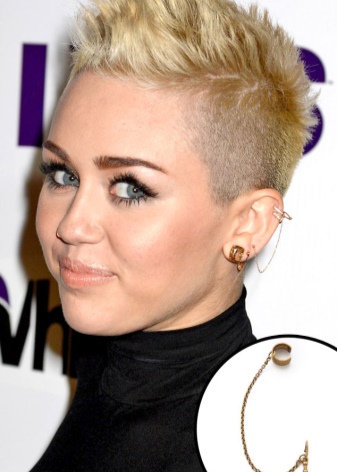 Сережки кафи (87 фото): як носити моделі на всі вухо із золота і срібла, як вони називаються і що це таке, види та відгуки