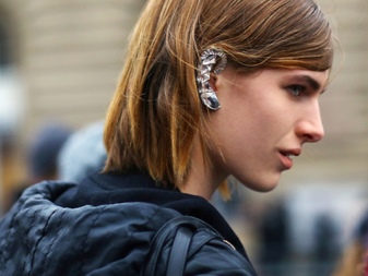 Сережки кафи (87 фото): як носити моделі на всі вухо із золота і срібла, як вони називаються і що це таке, види та відгуки