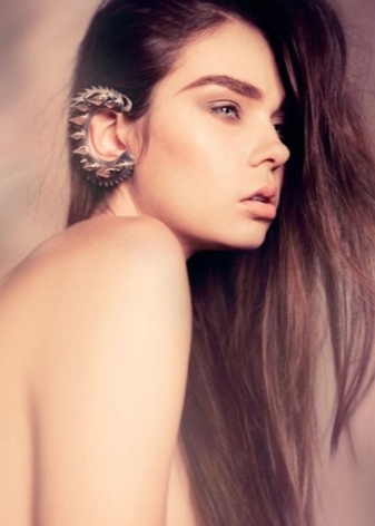 Сережки кафи (87 фото): як носити моделі на всі вухо із золота і срібла, як вони називаються і що це таке, види та відгуки