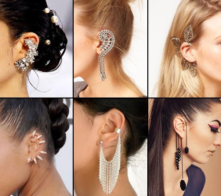 Сережки кафи (87 фото): як носити моделі на всі вухо із золота і срібла, як вони називаються і що це таке, види та відгуки