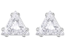 Сережки з кристалами Swarovski (65 фото): золоті і срібні сережки з камінням