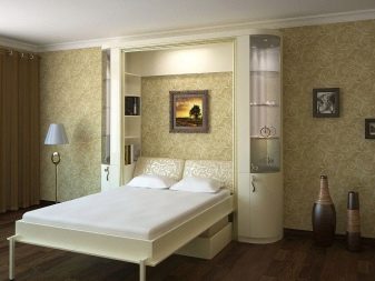 Шафа-диван-ліжко (91 фото): вбудована відкидна меблі-трансформер 3 в 1 і багатофункціональні двоспальні вертикальні трансформери, інші моделі
