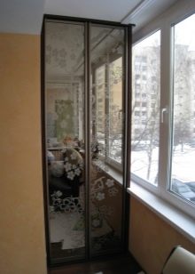 Шафи на балкон (108 фото): приклади вбудованих і пластикових балконних шаф, цікаві ідеї дизайну шаф з рольставнями і з вагонки